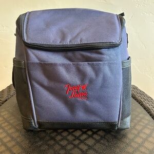 Tony Lama Boots Travel Bag Lunch Tote 6pk Cooler Shoulder Strap Size 10 x 10 x 6